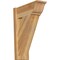 Ekena Millwork Traditional Rough Sawn Traditional Outlooker, Western Red Cedar, 8"W x 20"D x 28"H OUT08X20X28TRA01RWR - alternate 1